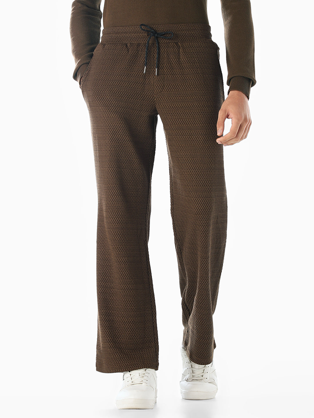 Knitted Loose Fit Sweatpants - S