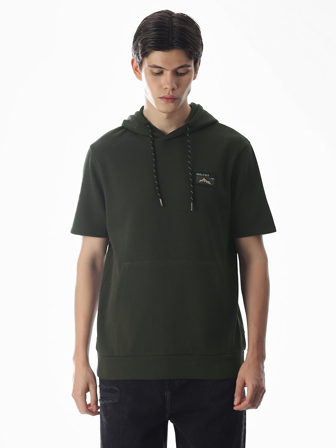 Dark Olive Hooded Sweatshirt