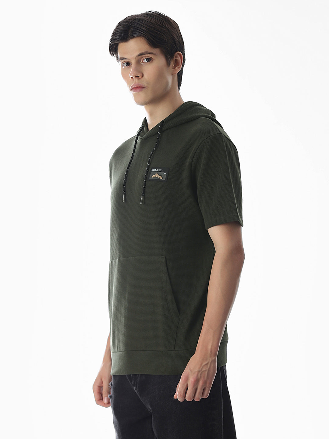 Dark Olive Hooded Sweatshirt