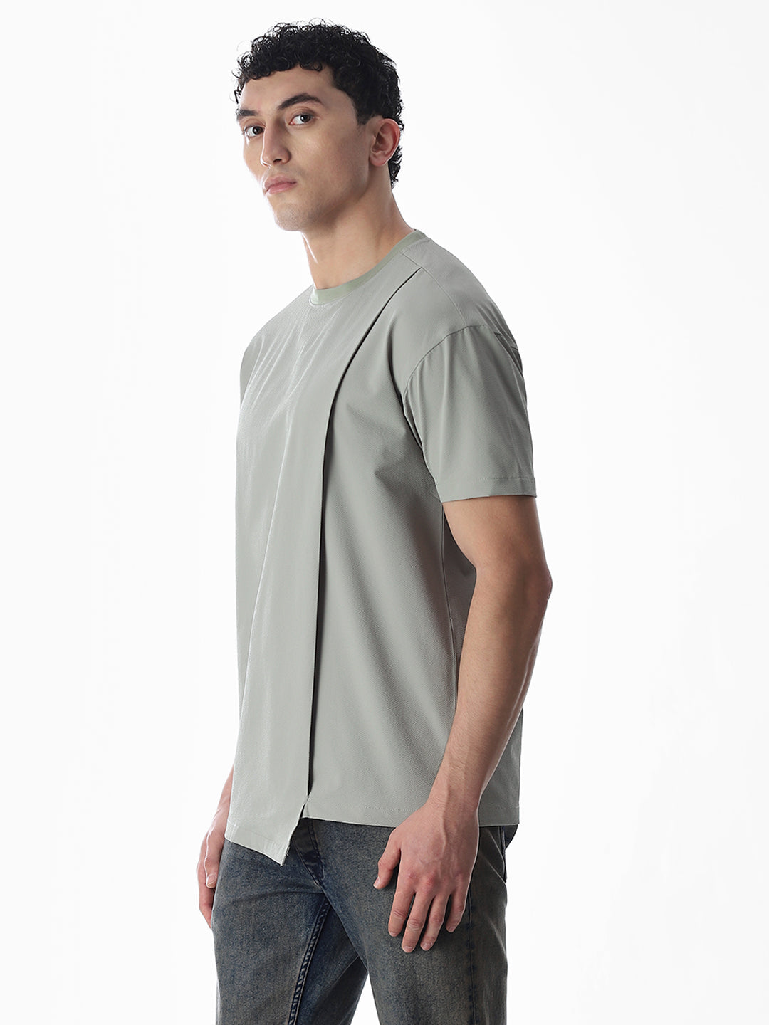 Oversized Asymmetric T-shirt