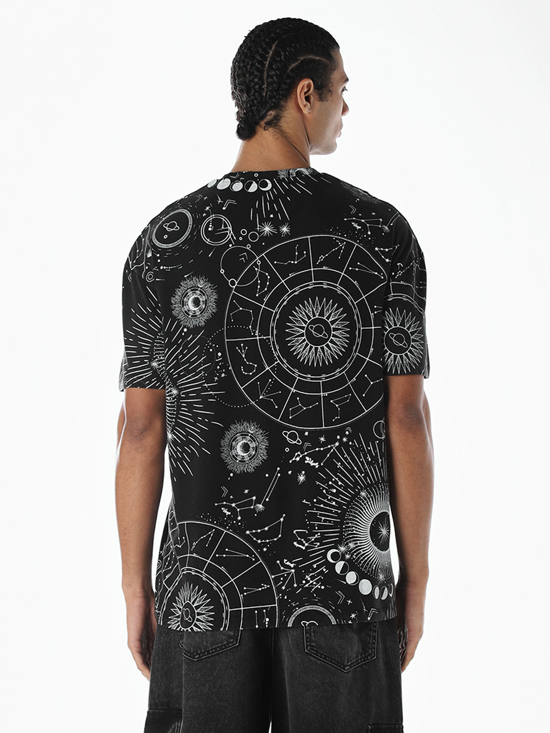 Printed Cotton Crew Neck T-shirt