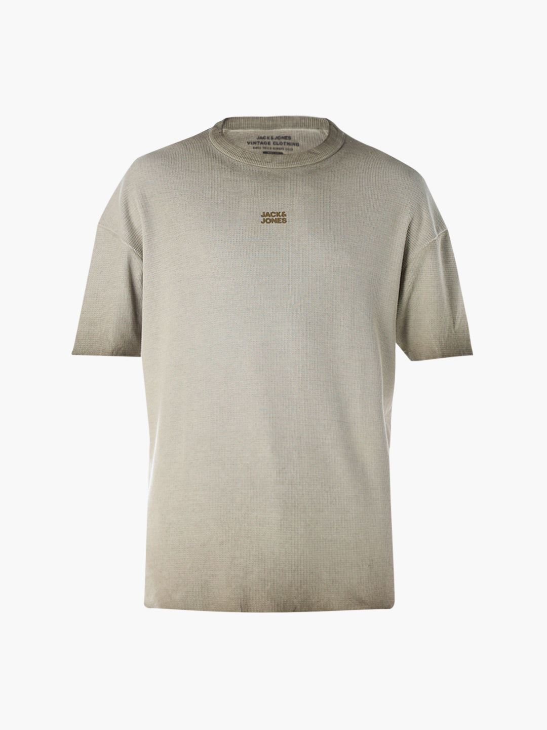 Washed Cotton Crew Neck T-shirt