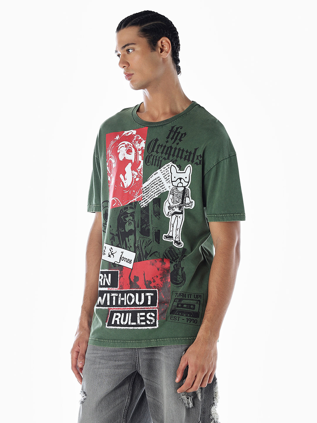 Graphic Print Cotton T-shirt