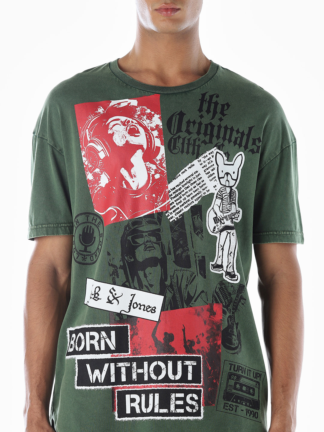 Graphic Print Cotton T-shirt