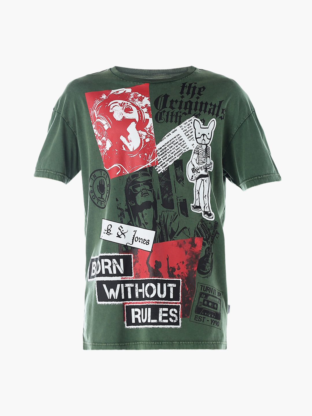 Graphic Print Cotton T-shirt