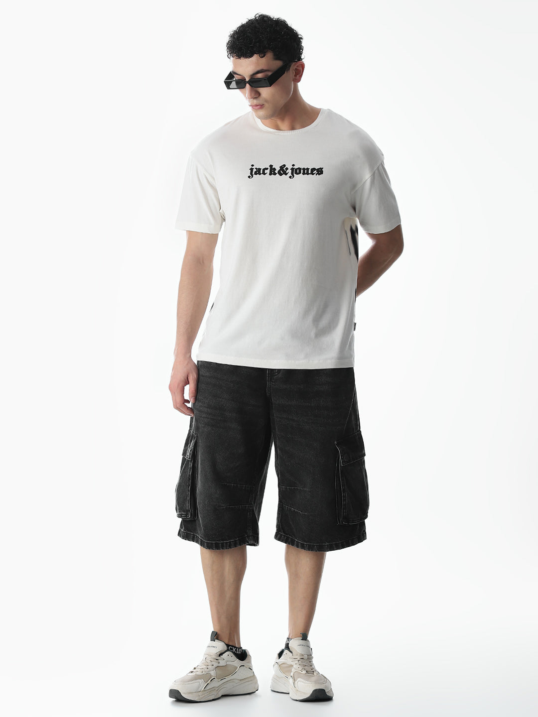 Typographic Print Oversized T-shirt