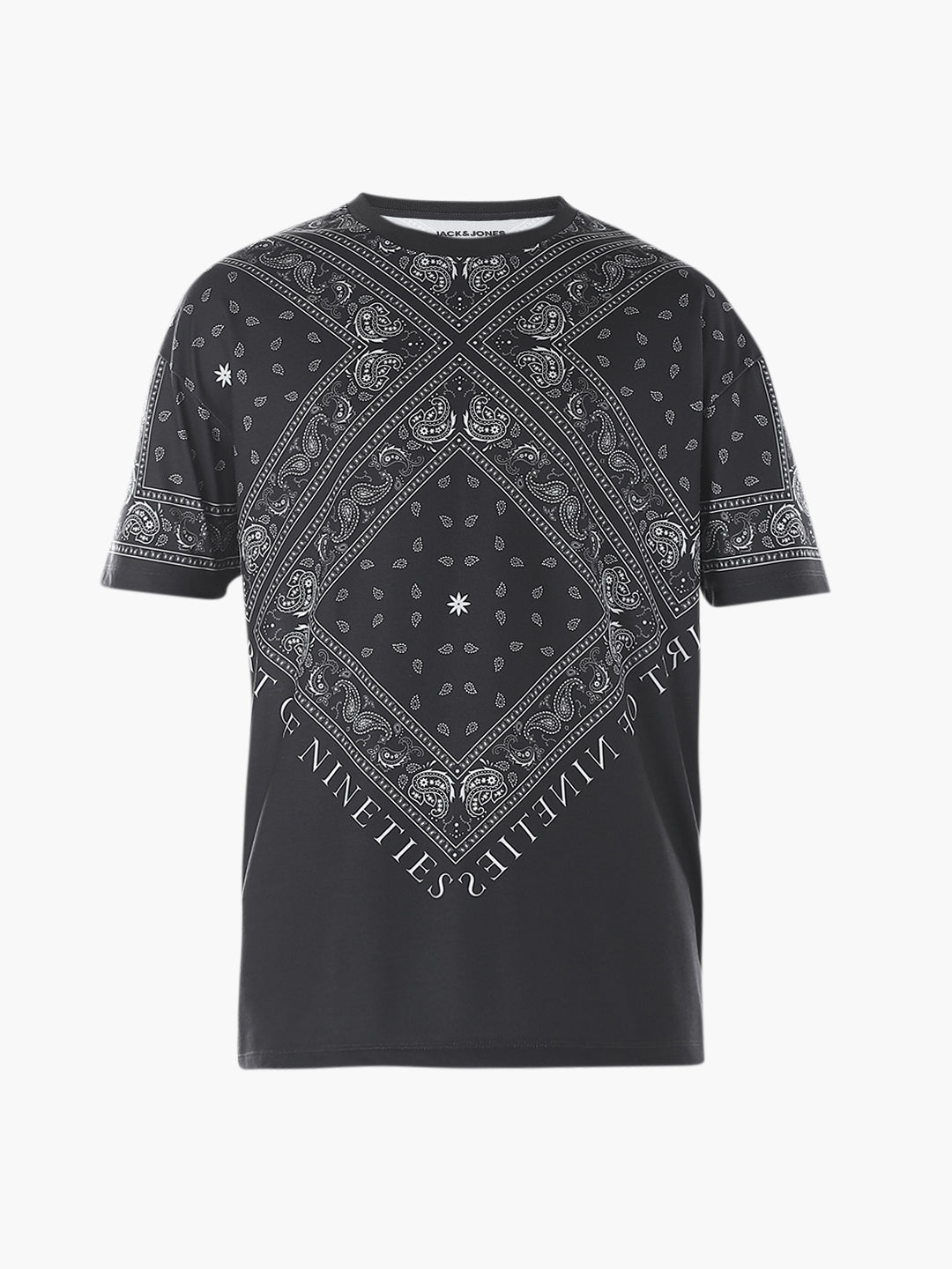 Printed Crew Neck Oversized T-shirt