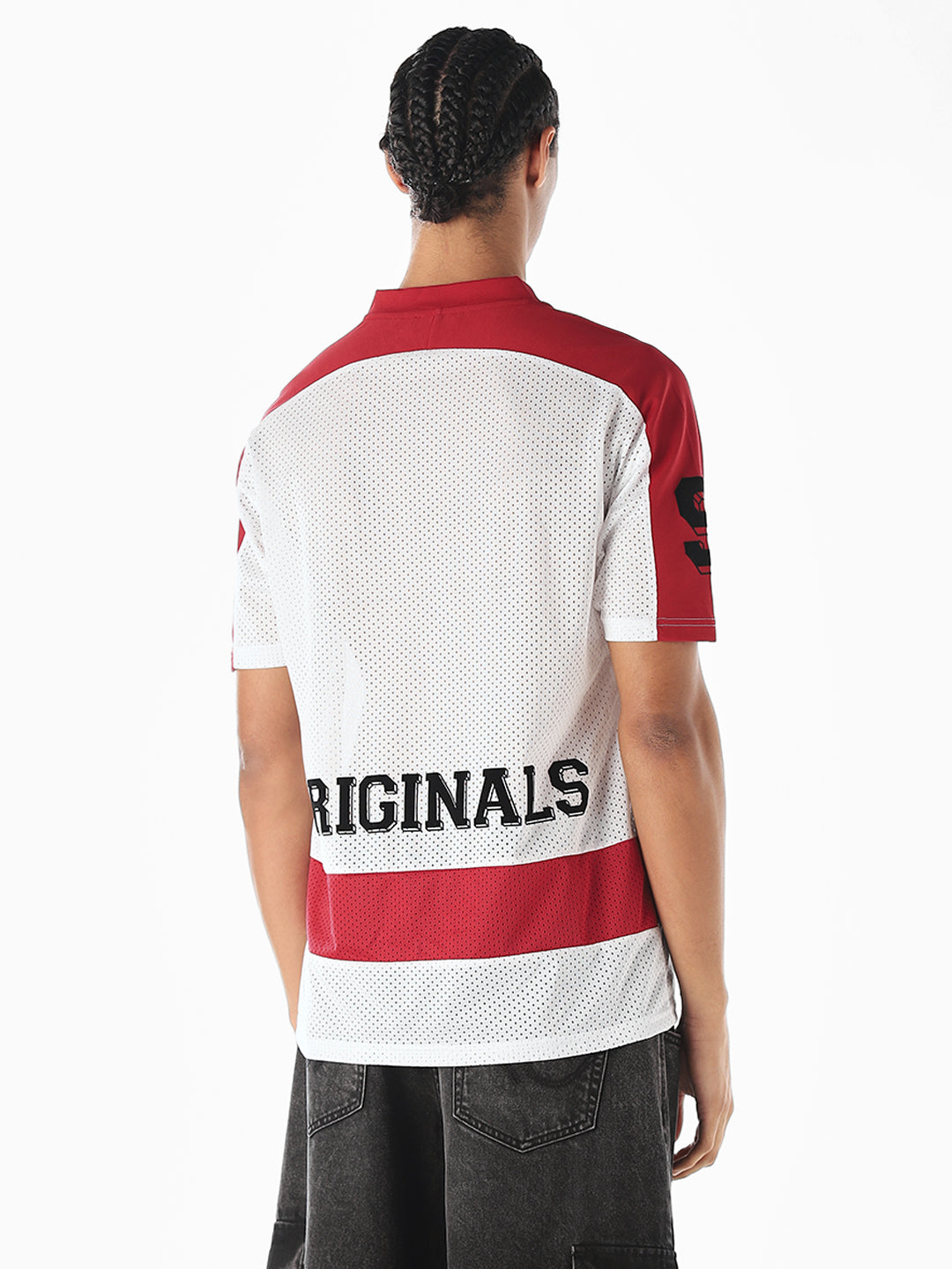 Cut & Sew Jersey Boxy Fit T-shirt