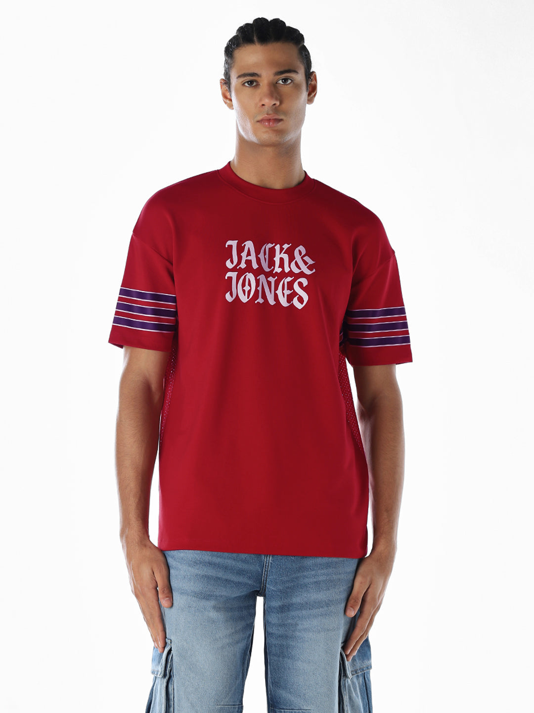 Logo Text Print Oversized T-shirt