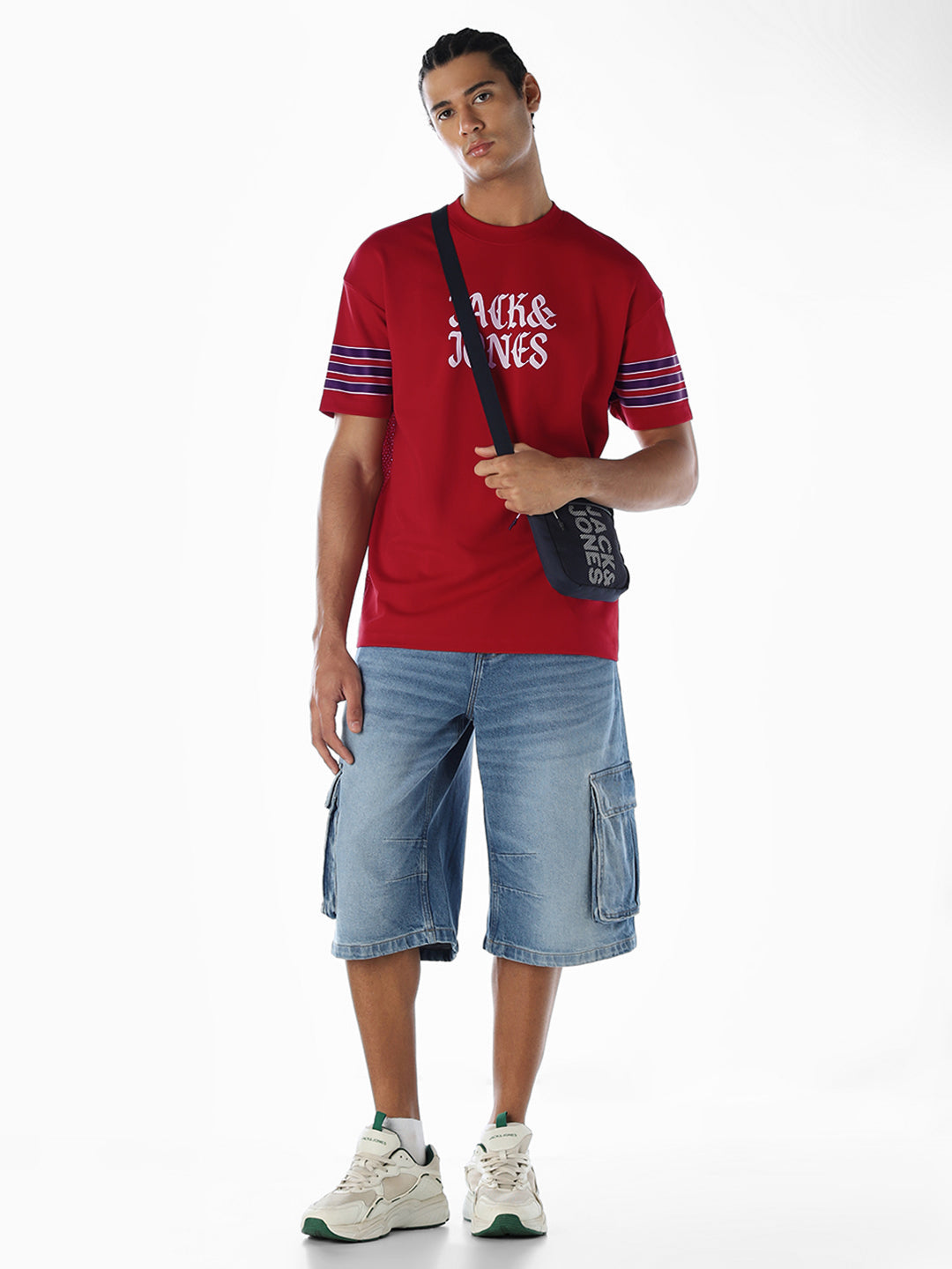 Logo Text Print Oversized T-shirt