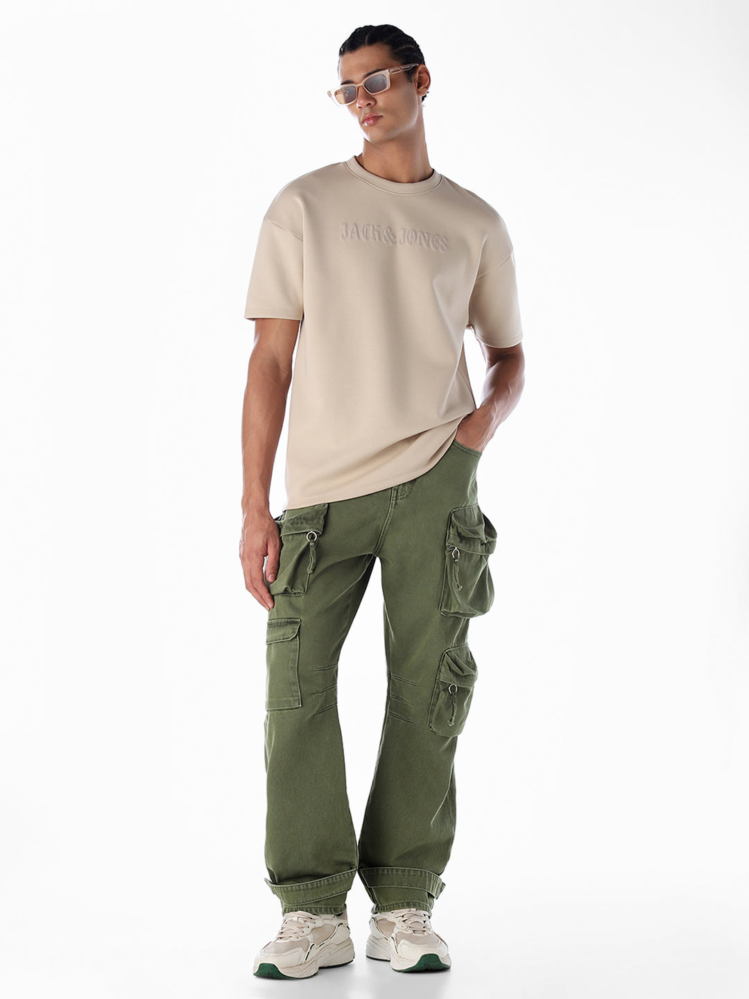 Typography Print Oversized T-shirt