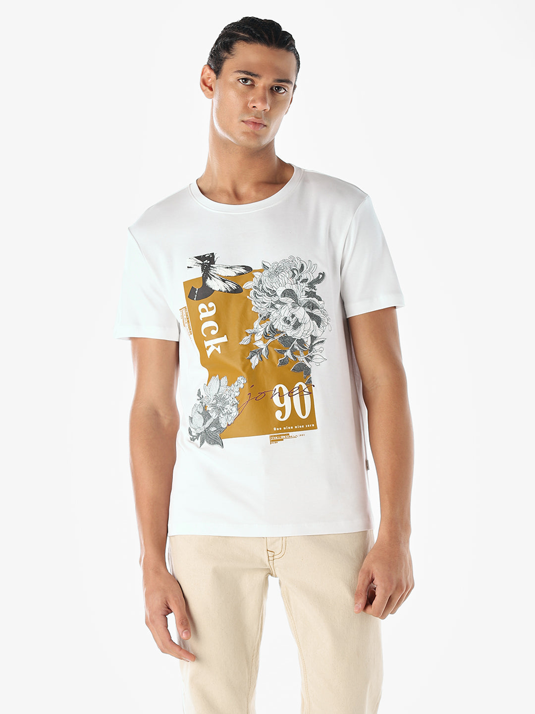 Graphic Print Cotton T-shirt