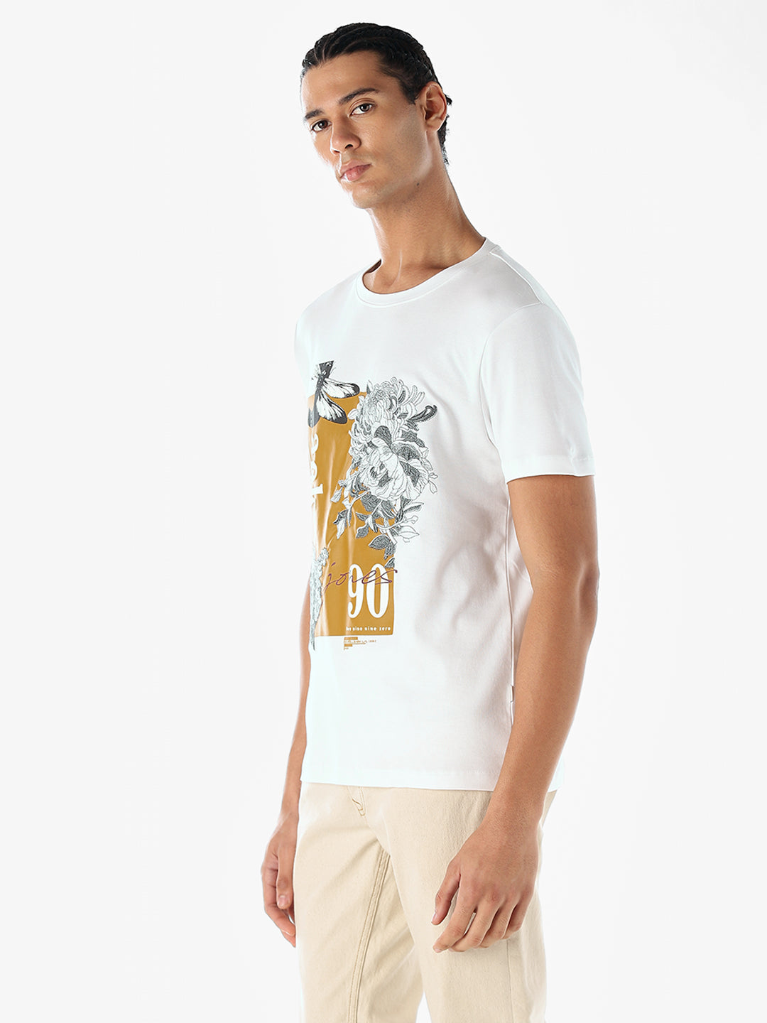 Graphic Print Cotton T-shirt