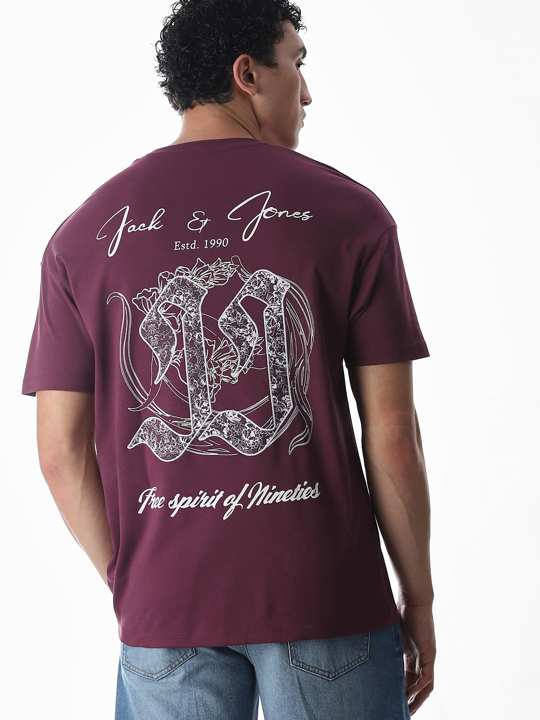 Typographic Logo Print Oversized T-shirt - XS