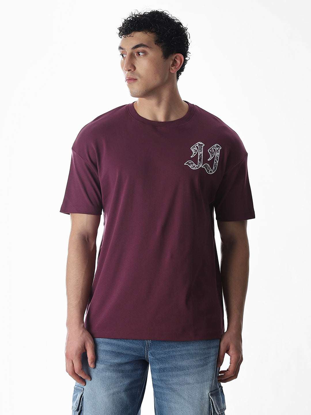 Typographic Logo Print Oversized T-shirt