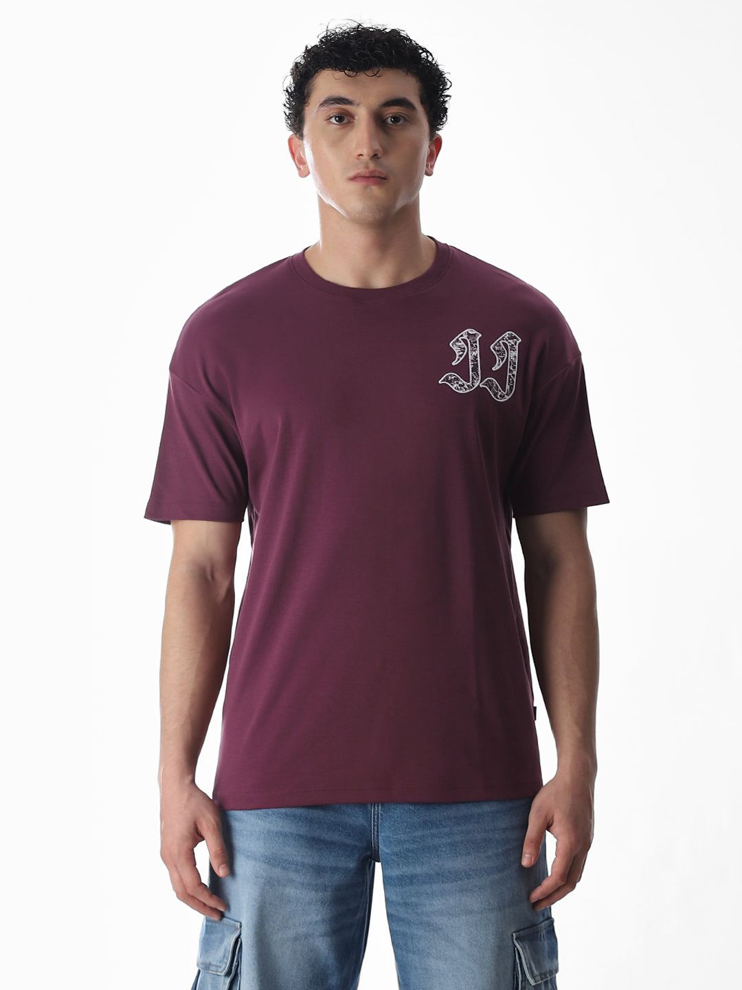 Typographic Logo Print Oversized T-shirt