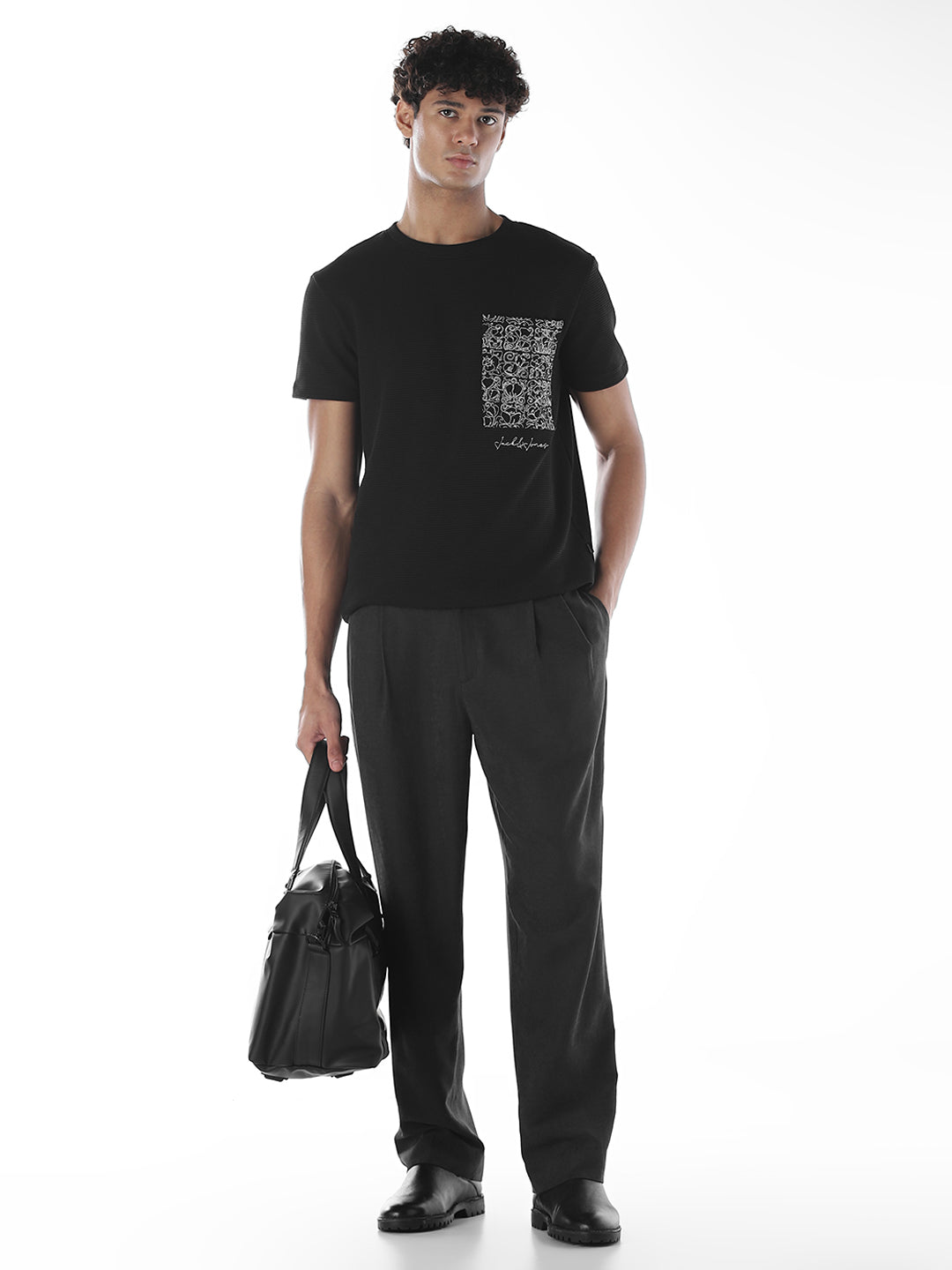 Chest Pocket Crew Neck T-shirt