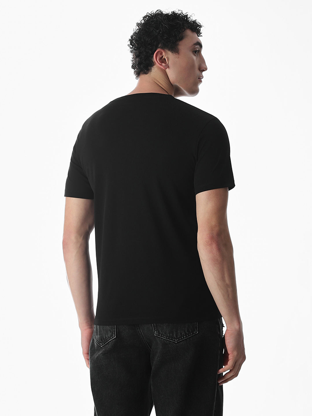 Classic Black Cotton T-shirt