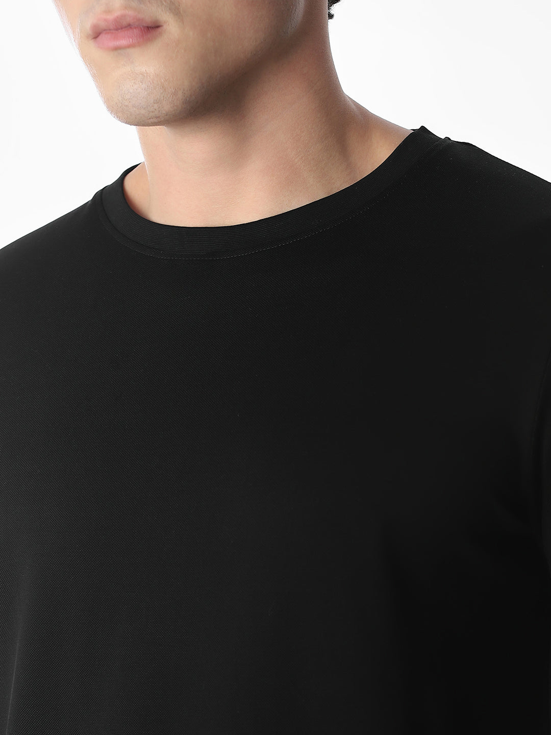 Classic Black Cotton T-shirt