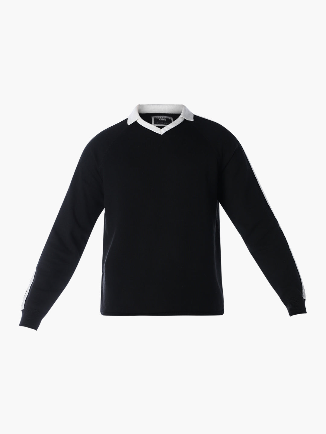 Black Contrast Tipping Cotton Polo