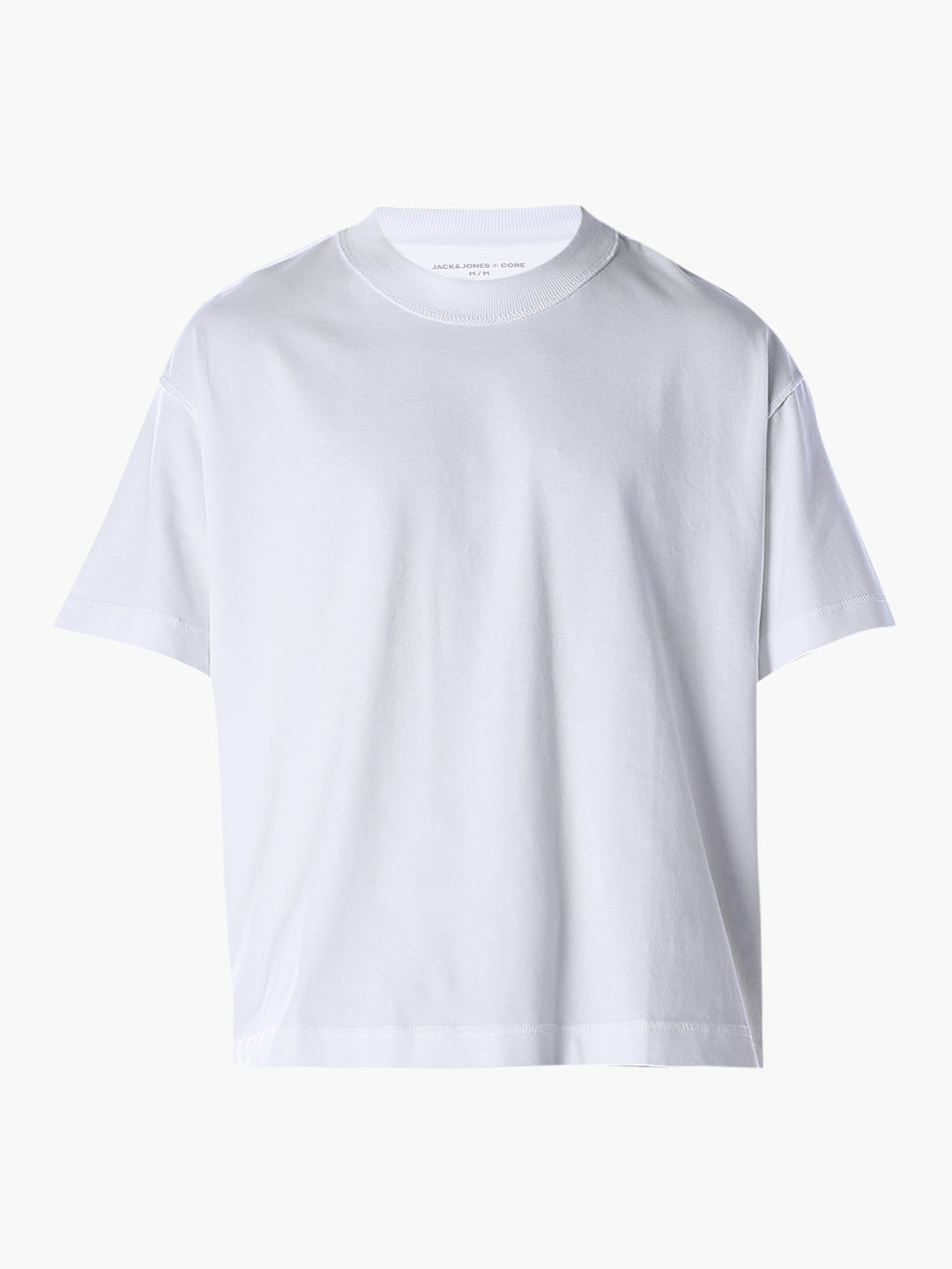 Acid Wash Cotton T-shirt - White