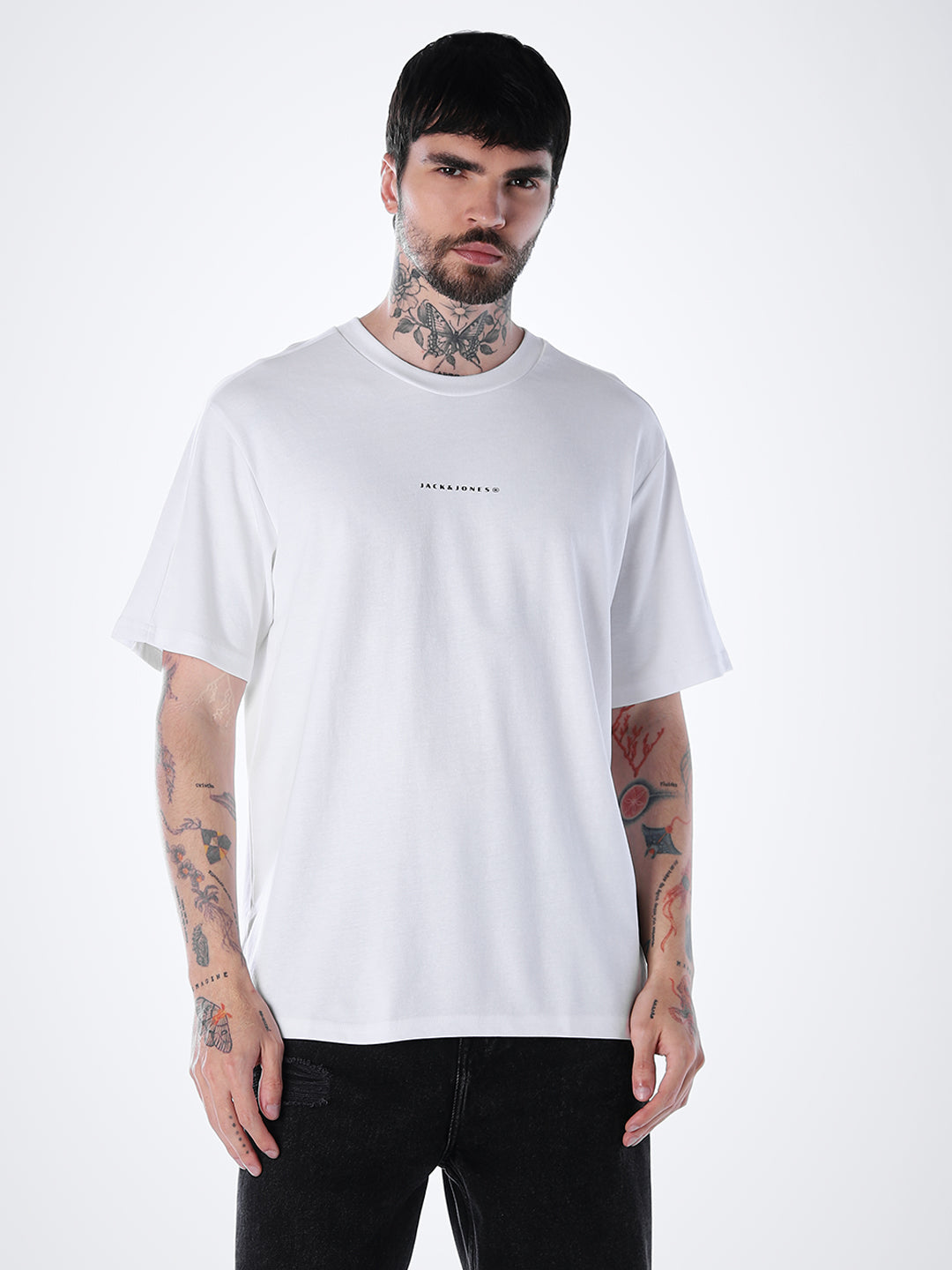Back Print Oversized T-shirt - White