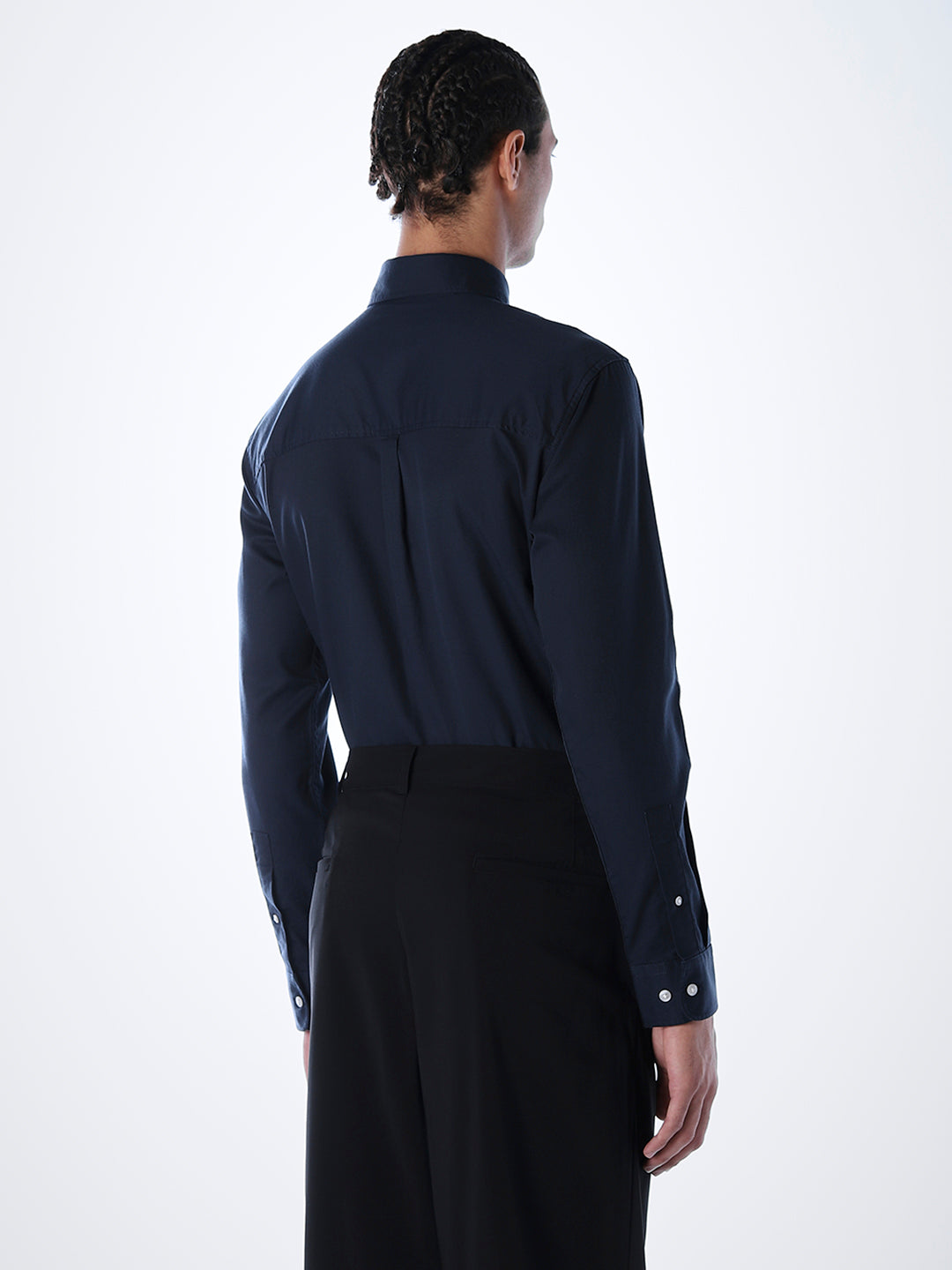 Lyocell Slim Fit Shirt - Blue