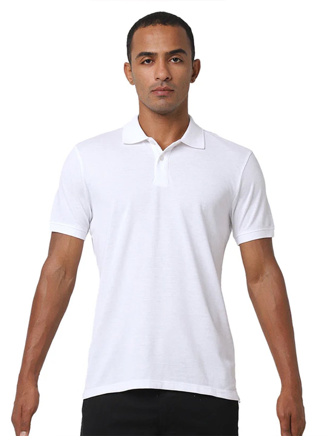 White Regular Fit Polo