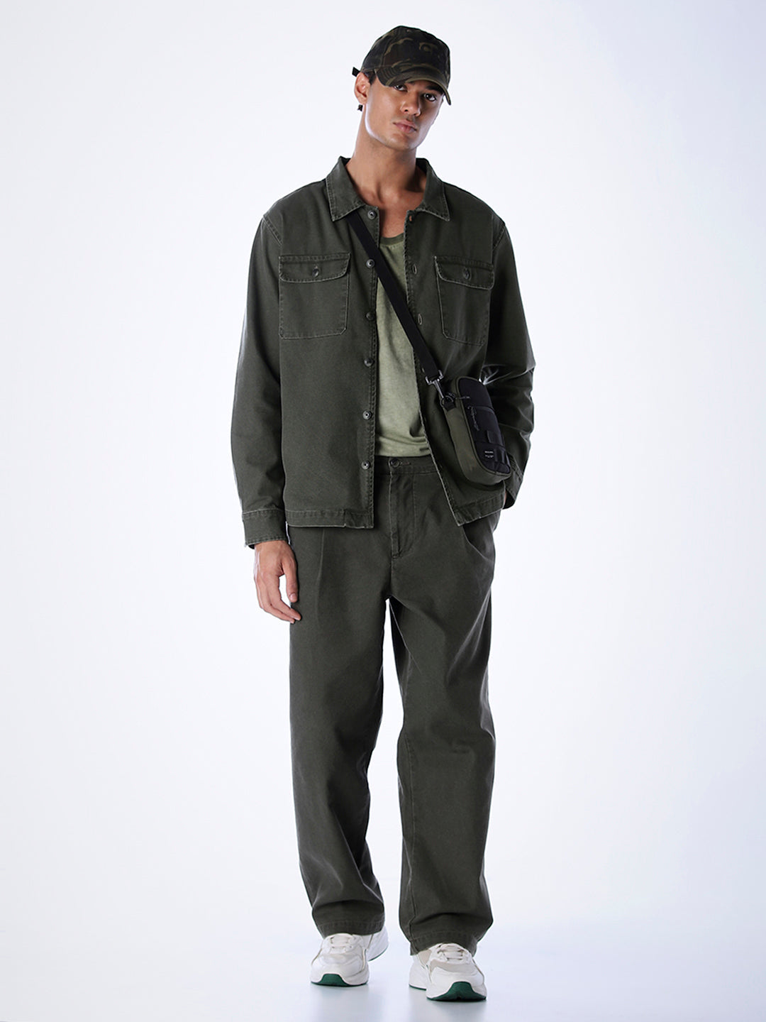 Cotton Denim Regular Fit Shirt