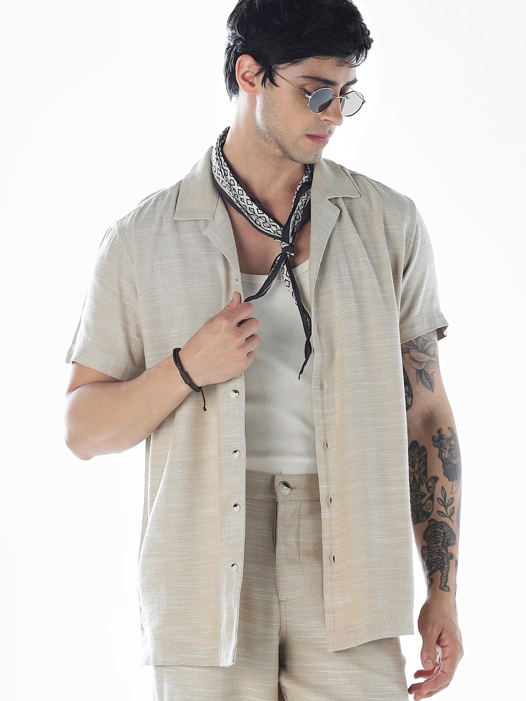 Resort Collar Comfort Fit Shirt - S