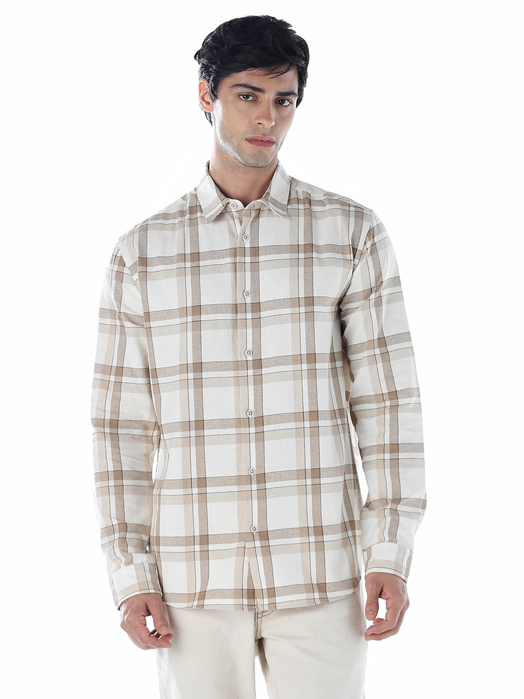 Buy Regular Fit Check Shirt Online | JACK&JONES