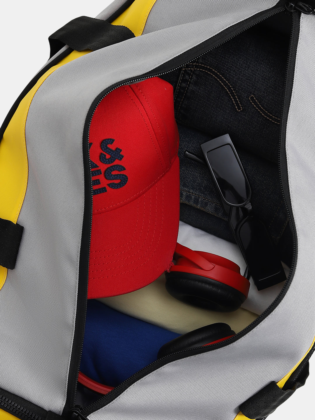 Black & Yellow Duffle Bag