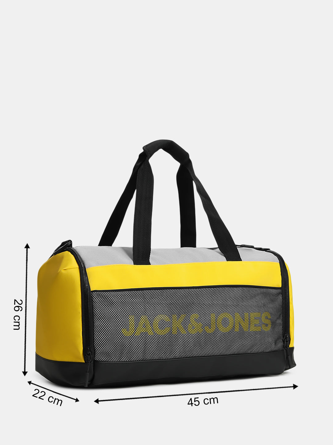 Black & Yellow Duffle Bag
