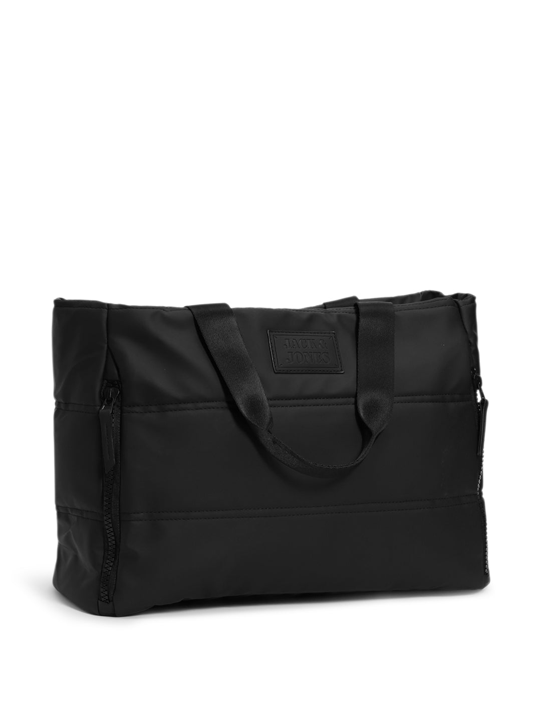 Black PU Tote Bag
