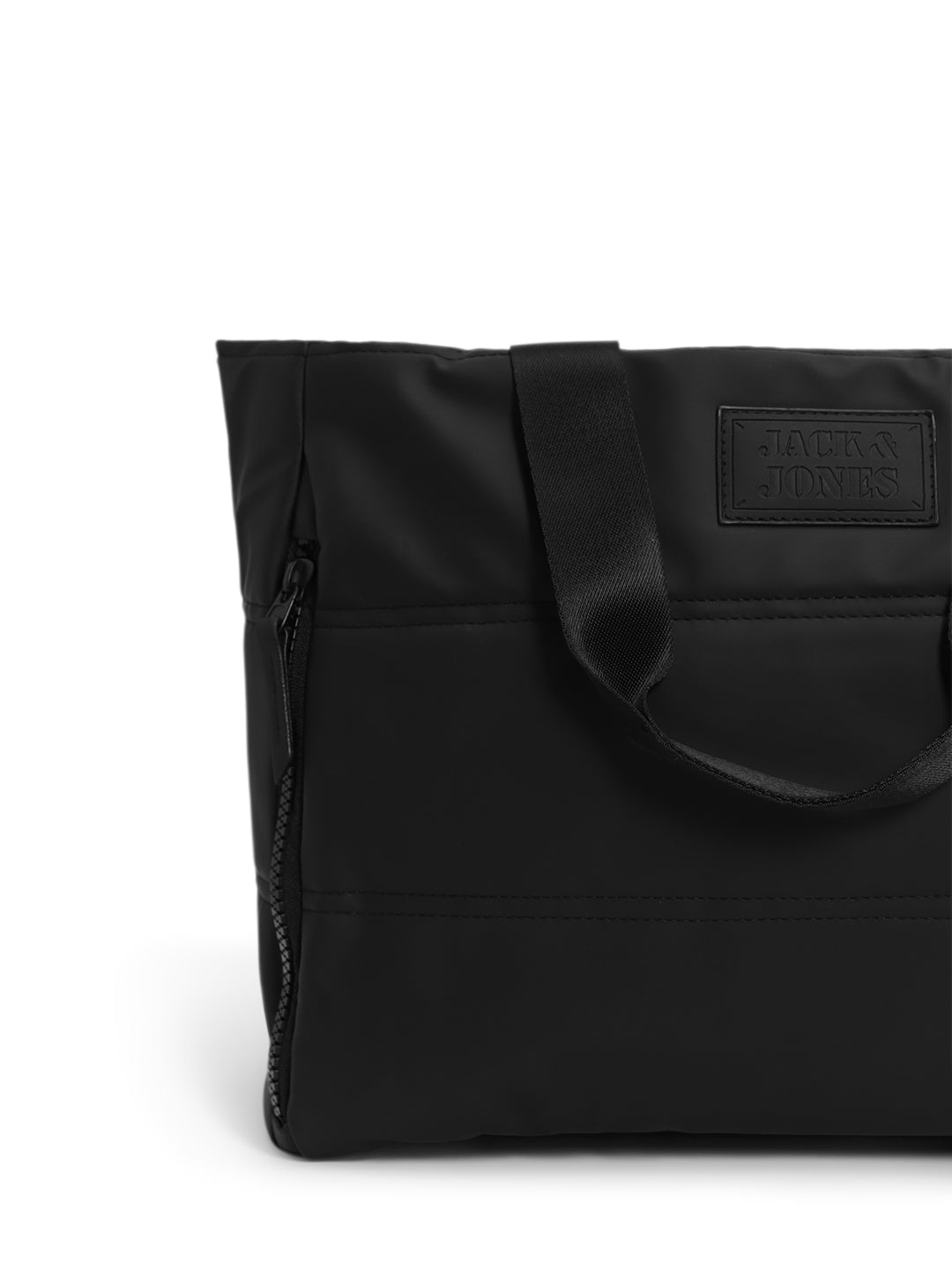 Black PU Tote Bag