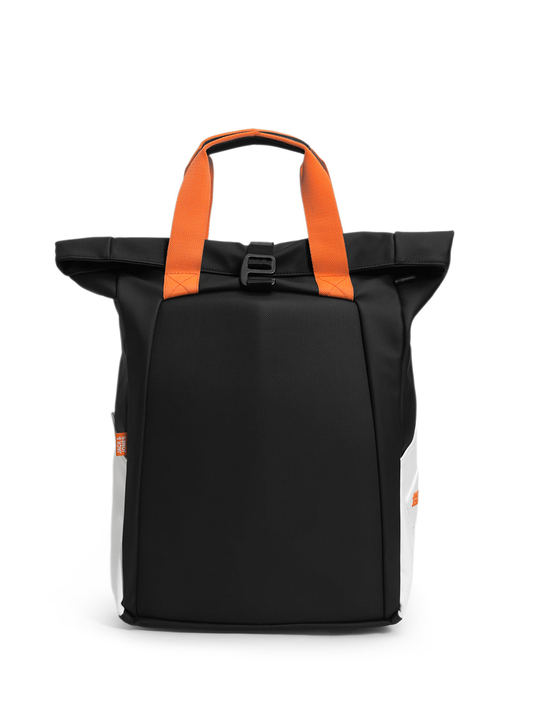 Black Moulded Colourblocked Backpack