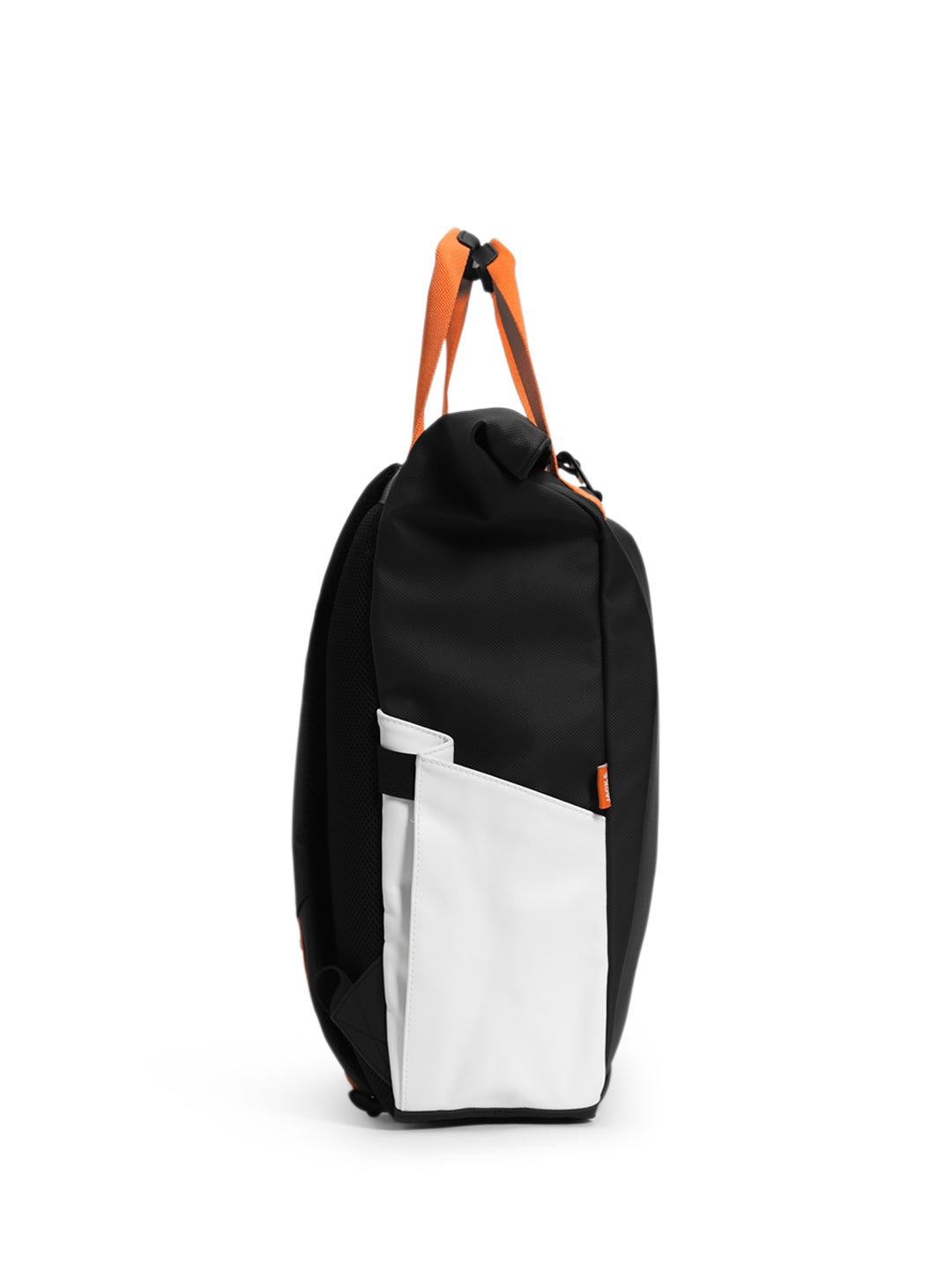 Black Moulded Colourblocked Backpack