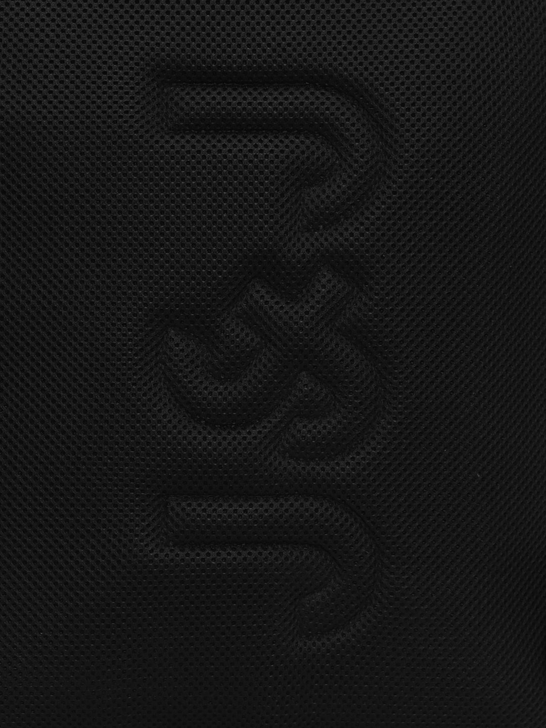 Black Moulded Colourblocked Backpack