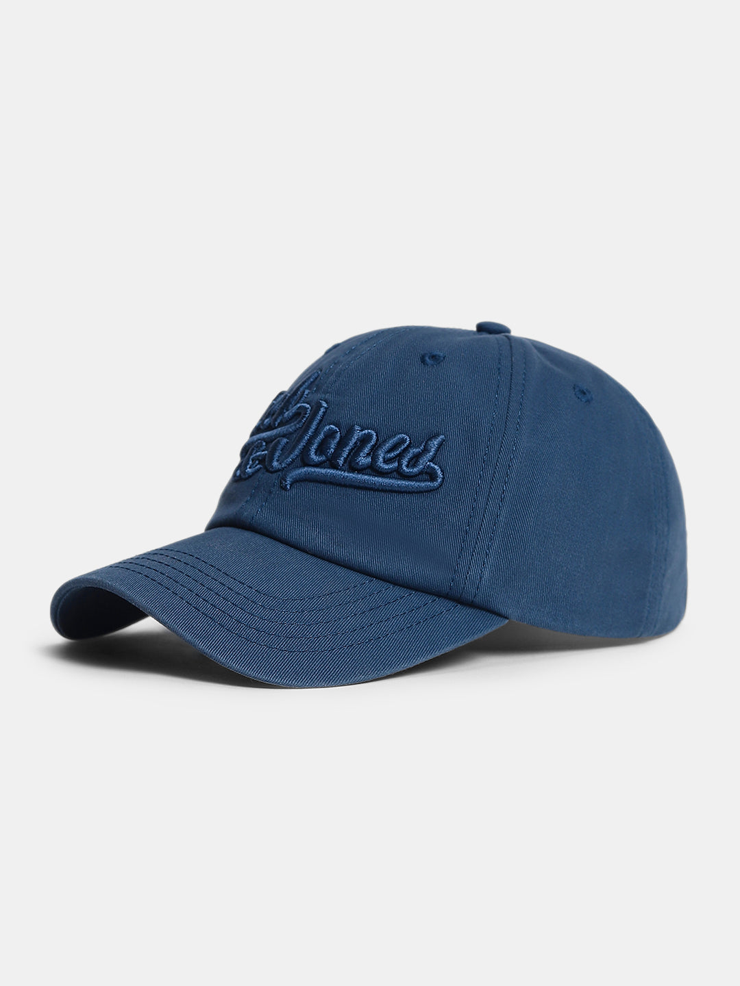 Blue Embroidered Logo Baseball Cap