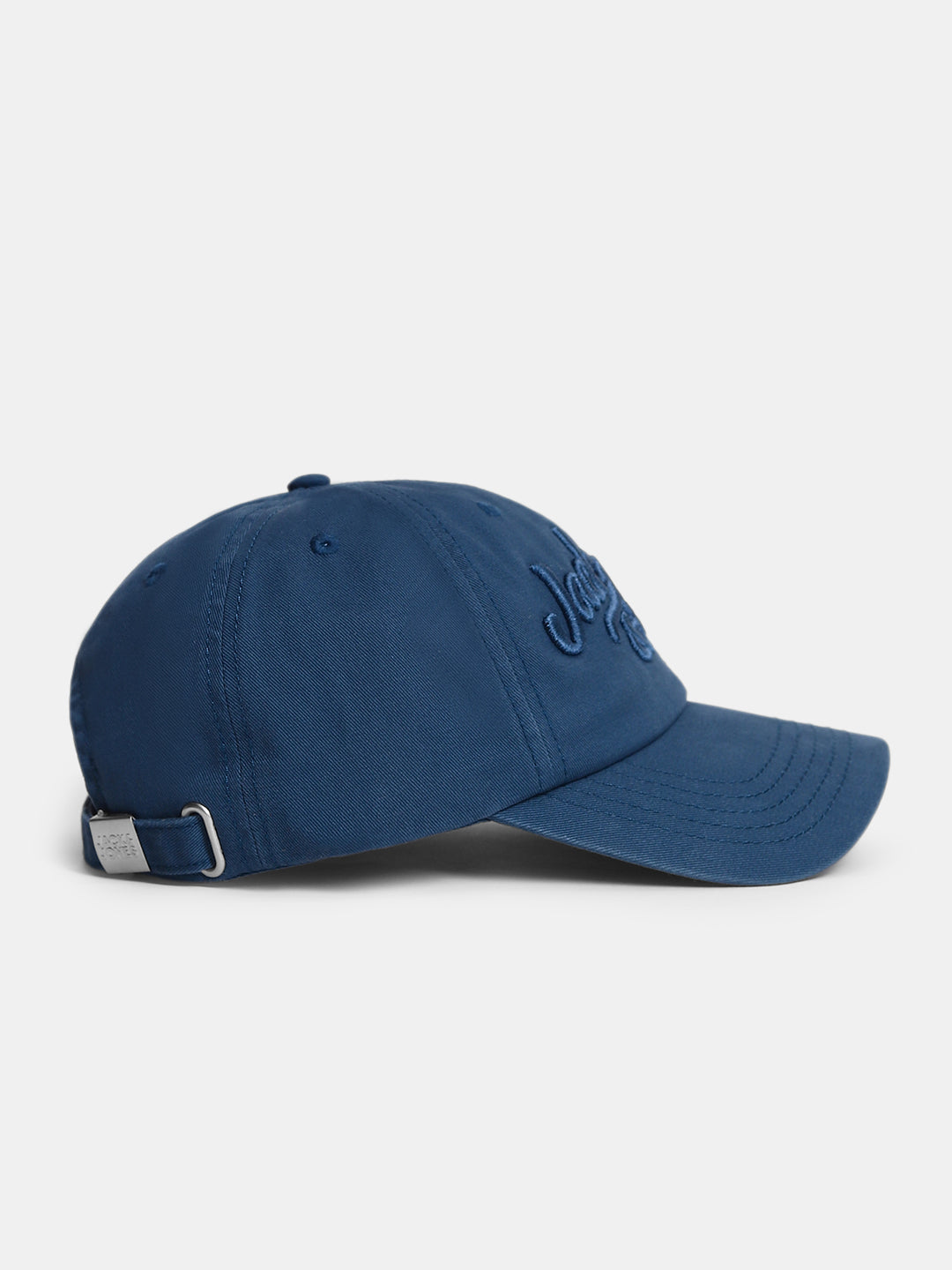 Blue Embroidered Logo Baseball Cap