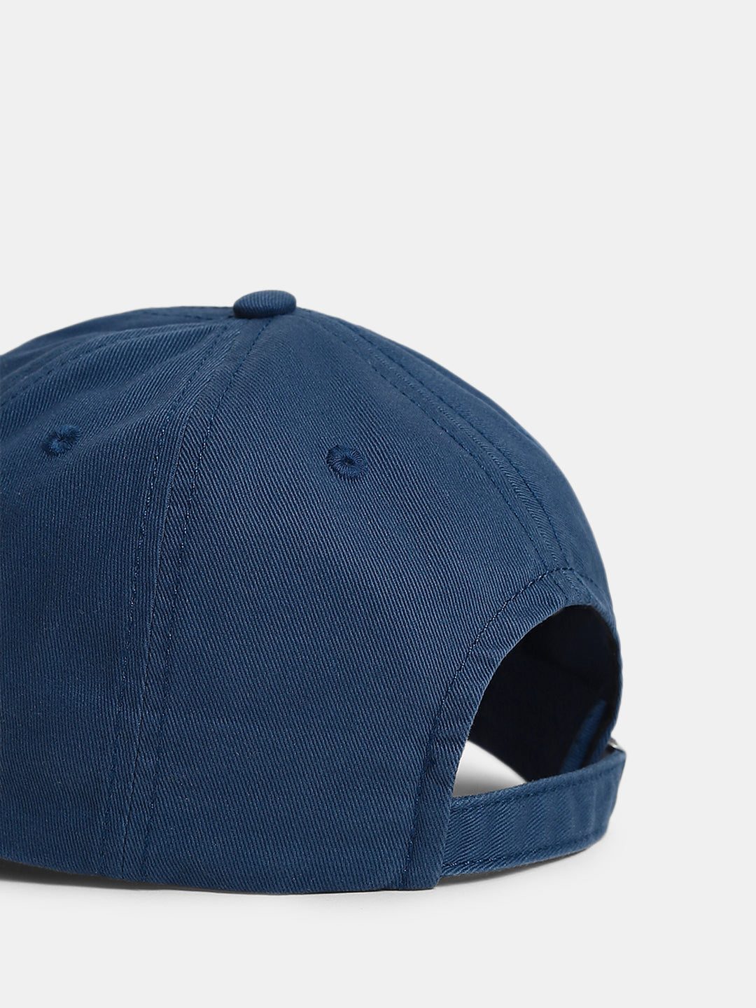 Blue Embroidered Logo Baseball Cap