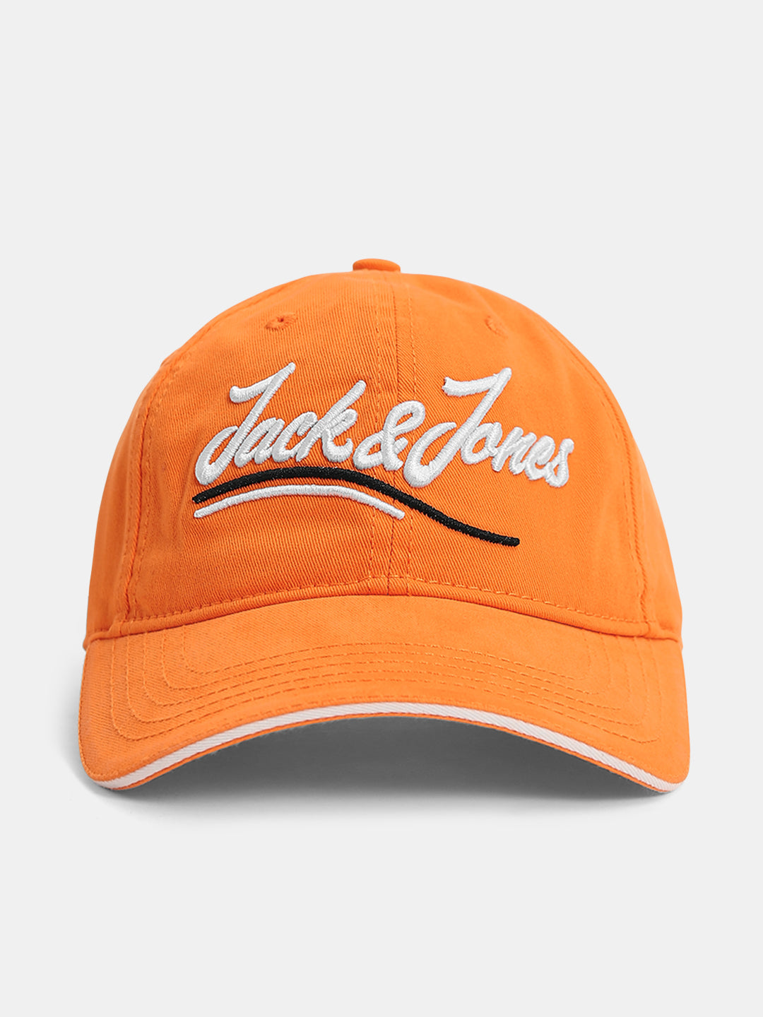 Orange Cursive Logo Baseball Cap - Free Size