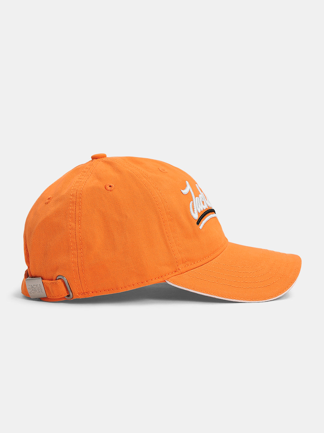 Orange Cursive Logo Baseball Cap
