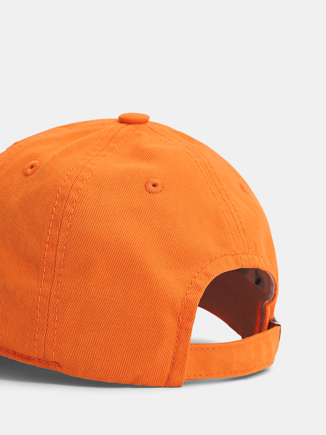 Orange Cursive Logo Baseball Cap