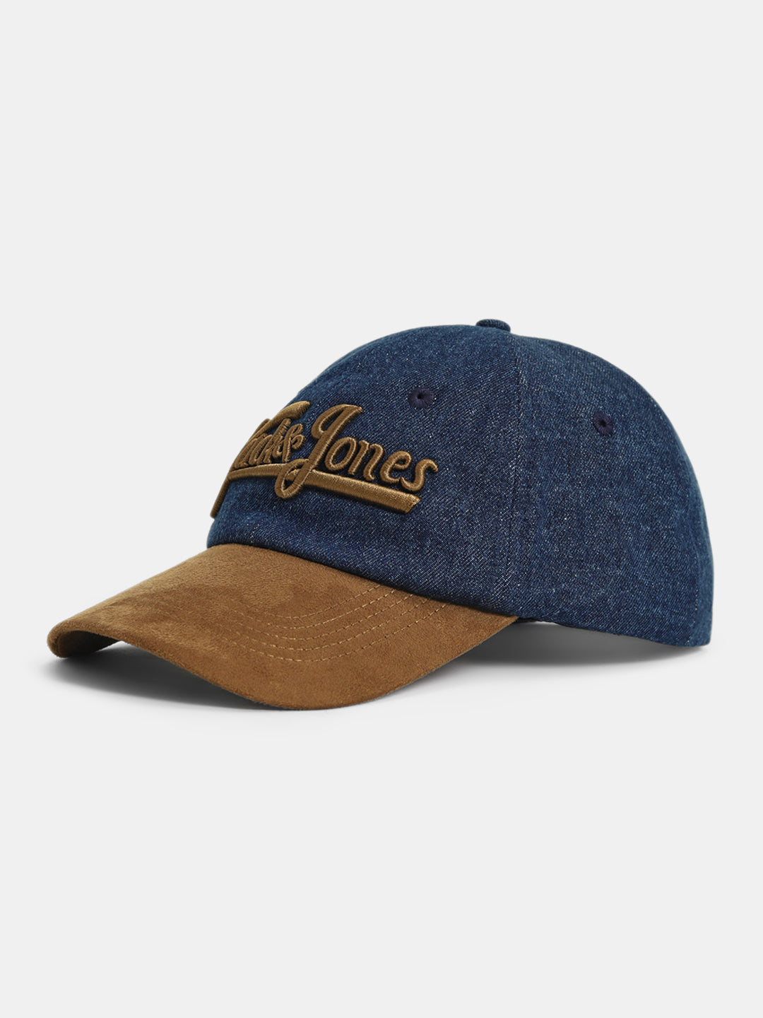 Dual Colour Logo Print Baseball Cap