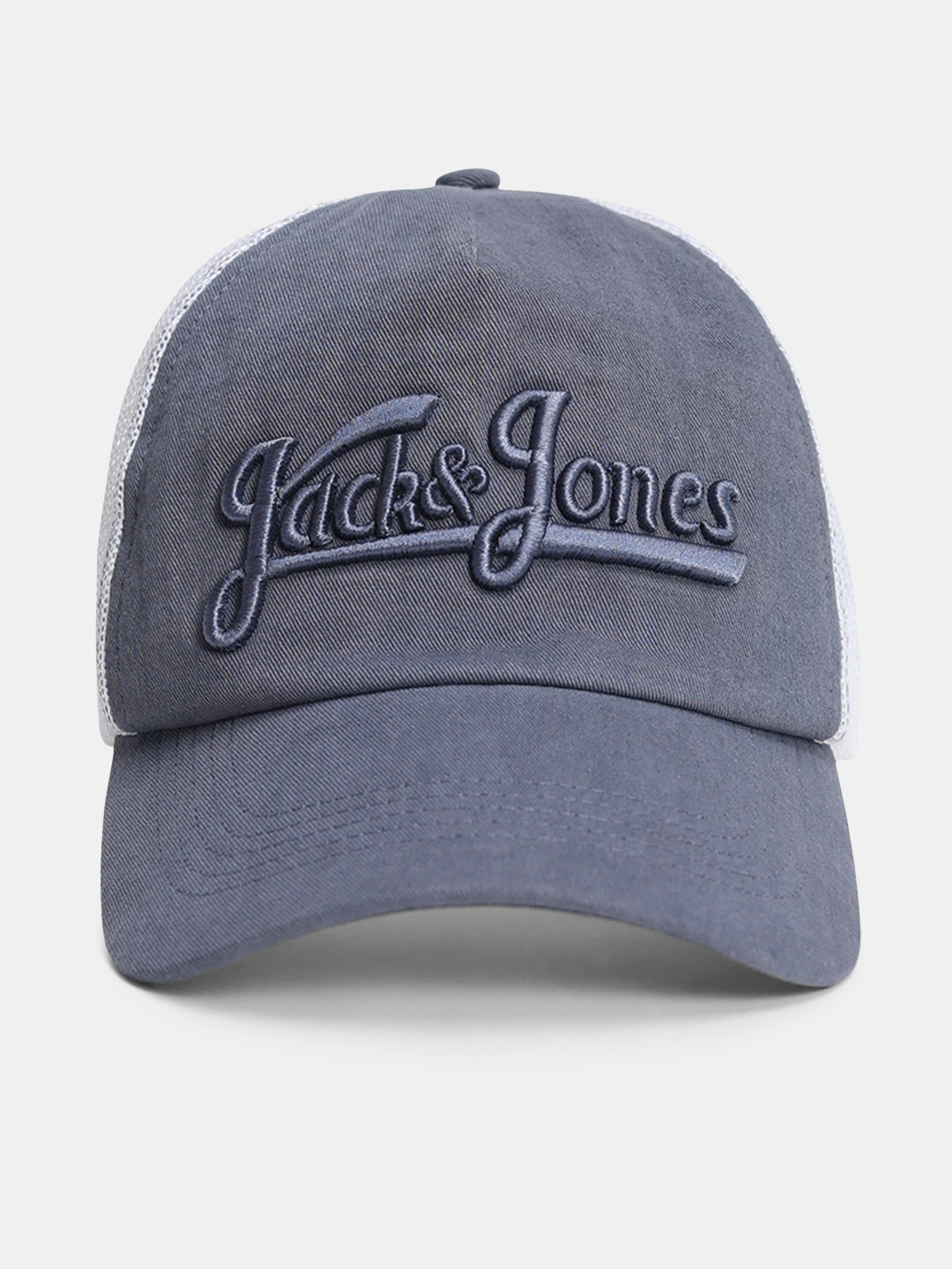 Embroidered Logo Trucker Cap - Free Size