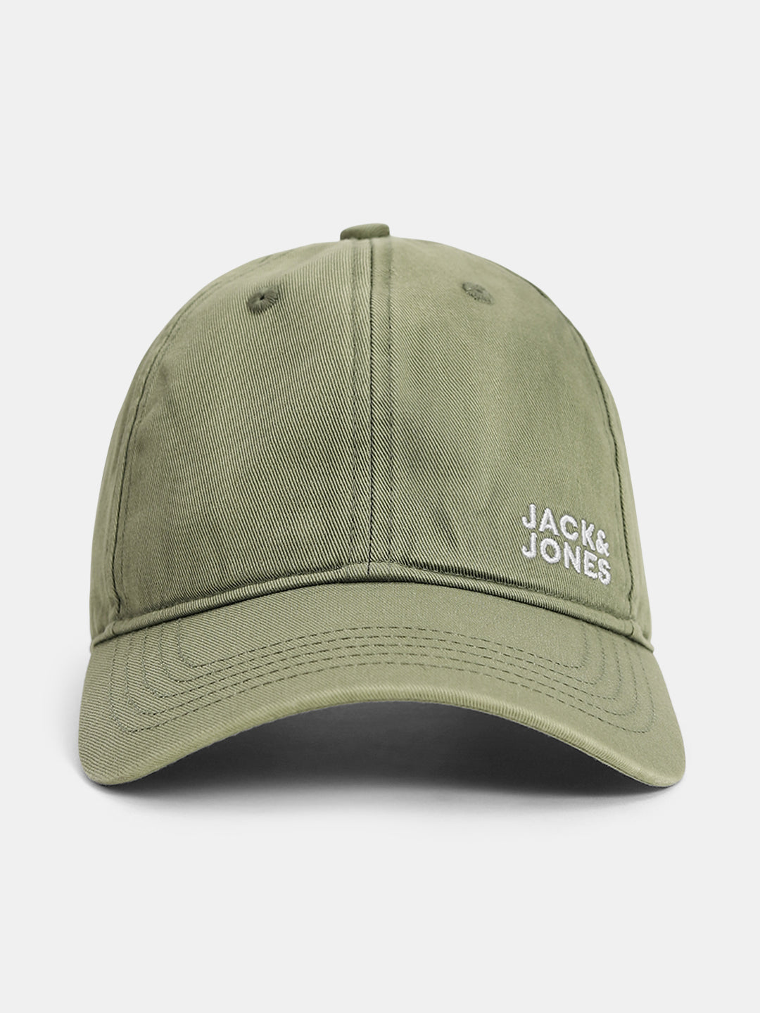 Green Logo Denim Baseball Cap