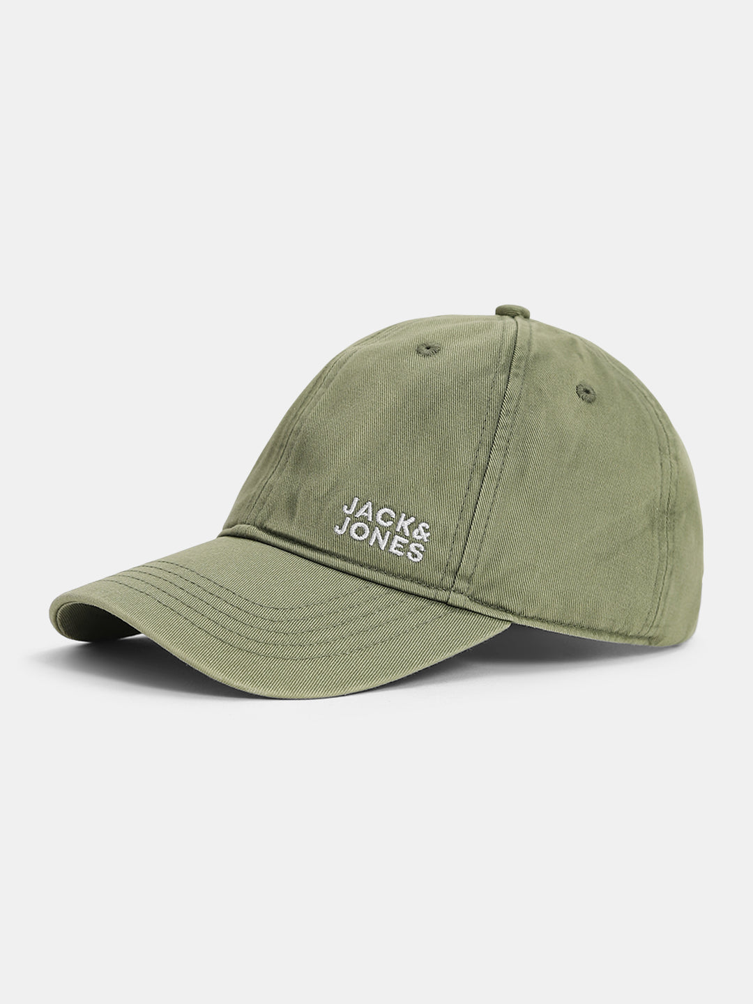 Green Logo Denim Baseball Cap