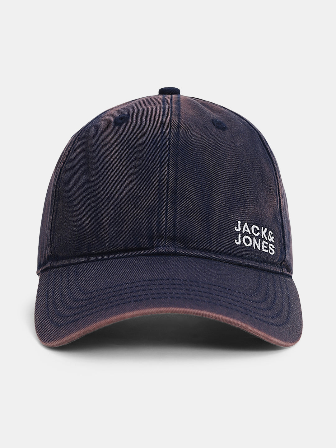 Dark Blue Logo Denim Baseball Cap - Free Size
