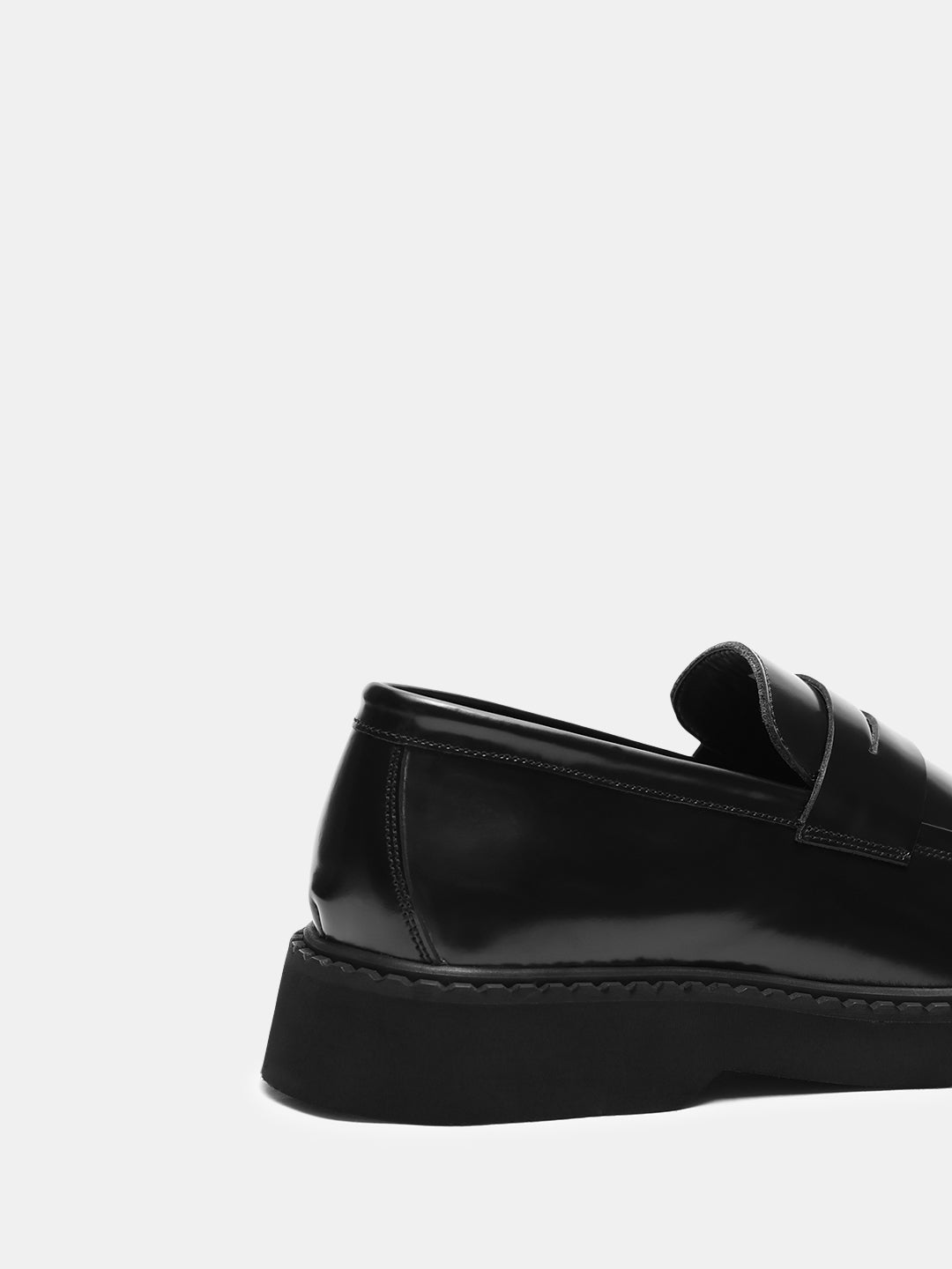 Premium Chunky Loafers - Black